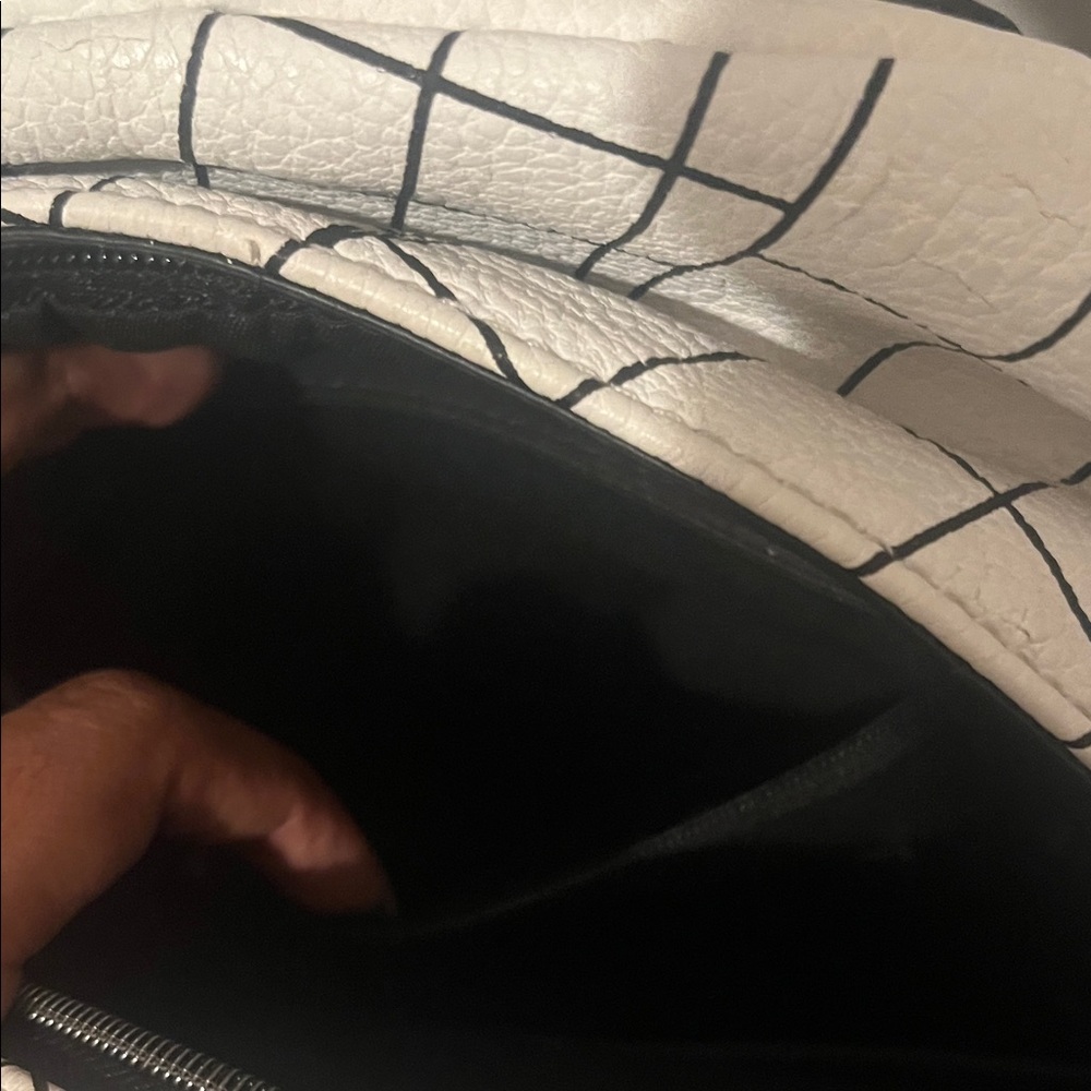 Calvin Klein Grid Pattern Women's Backpack - Whit… - image 4